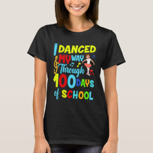T-shirt Enfants 100e Jour de l'école a dansé mon chemin à 