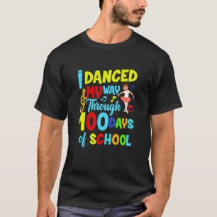 T-shirt Enfants 100e Jour de l'école a dansé mon chemin à 