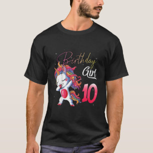 T-shirt Enfants 10 ans 10e anniversaire fille Ados Dabbing