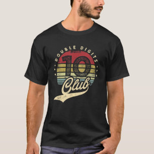 T-shirt Enfants 10 ans Double Digits Club 10e Anniversaire