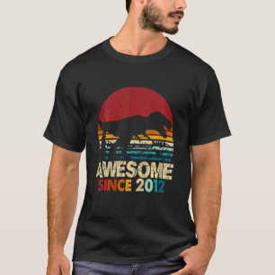 T-shirt Enfants 10e anniversaire Dinosaur Rex 10 ans Garço