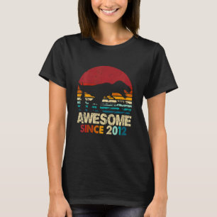 T-shirt Enfants 10e anniversaire Dinosaur Rex 10 ans Garço