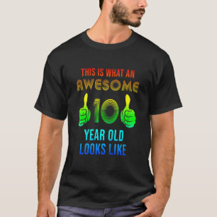 T-shirt Enfants 10ème Anniversaire Voici Ce Que C'Est Un M