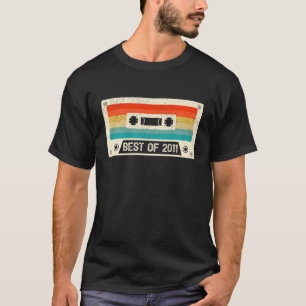 T-shirt Enfants 11 Ans Bande De Cassette Vintage Best Of 2