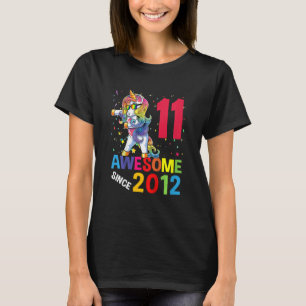 T-shirt Enfants 11 ans Unicorn Dabbing 11e anniversaire Gi