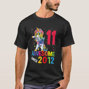 T-shirt Enfants 11 ans Unicorn Dabbing 11e anniversaire Gi
