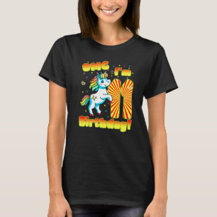 T-shirt Enfants 11e Anniversaire Fête Unicorn Omg Im 11 An