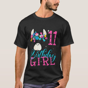 T-shirt Enfants 11e anniversaire fille Lama 11 ans 2009 Bi
