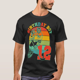 T-shirt Enfants 12 ans Hockey sur glace Rétro Anniversaire