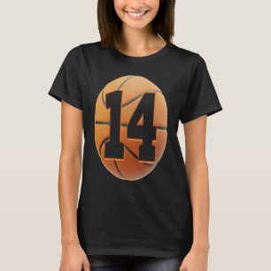 T-shirt Enfants 14ans Anniversaire Garçons basketball 14e 