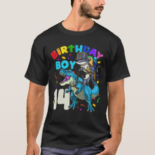 T-shirt Enfants 14E Anniversaire Garçon Pirate Requin équi