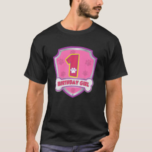 T-shirt Enfants 1 An 1Er Anniversaire Patrol Party Garçon