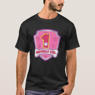 T-shirt Enfants 1 An 1Er Anniversaire Patrol Party Garçons