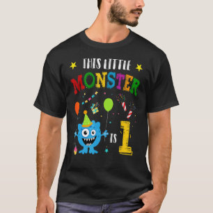 T-shirt Enfants 1 An Cet Enfant Monstre Est Le 1Er Anniver