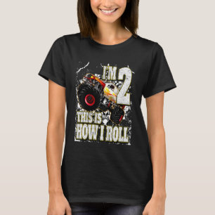 T-shirt Enfants 1 an Monster Truck Anniversaire