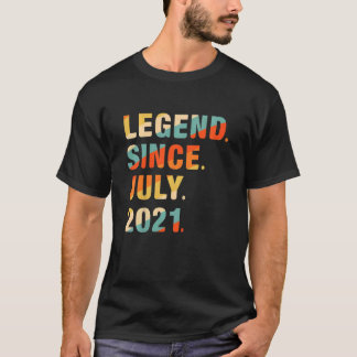 T-shirt Enfants 1er anniversaire 1 an légende depuis le 20