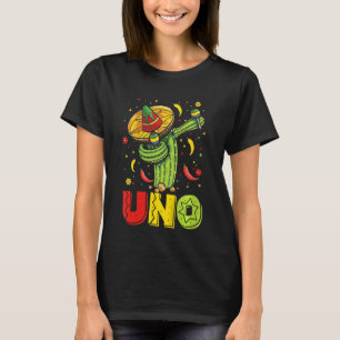 T-shirt Enfants 1er anniversaire Garçon 1 an Uno Anos Dabb