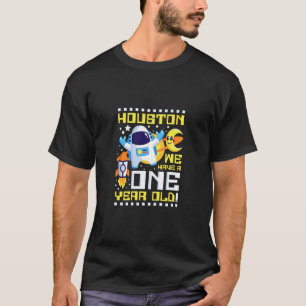 T-shirt Enfants 1er Anniversaire Houston Nous avons un an