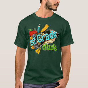 T-shirt Enfants 1re année mec Première année Retour à l'é