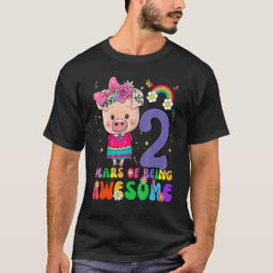 T-shirt Enfants 2 ans Ados 2e anniversaire Garçons Filles