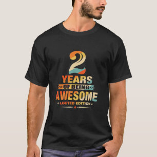 T-shirt Enfants 2 ans Cadeaux Vintage 2019 Edition Limitée