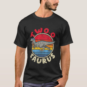 T-shirt Enfants 2E Anniversaire Deux O Saurus I Vélotor I