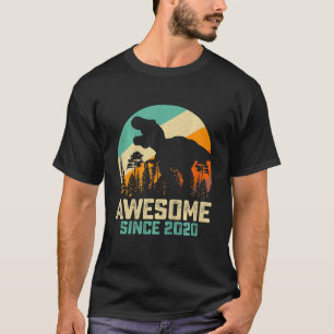 T-shirt Enfants 2e anniversaire Dinosaur 2 ans Garçon Enfa