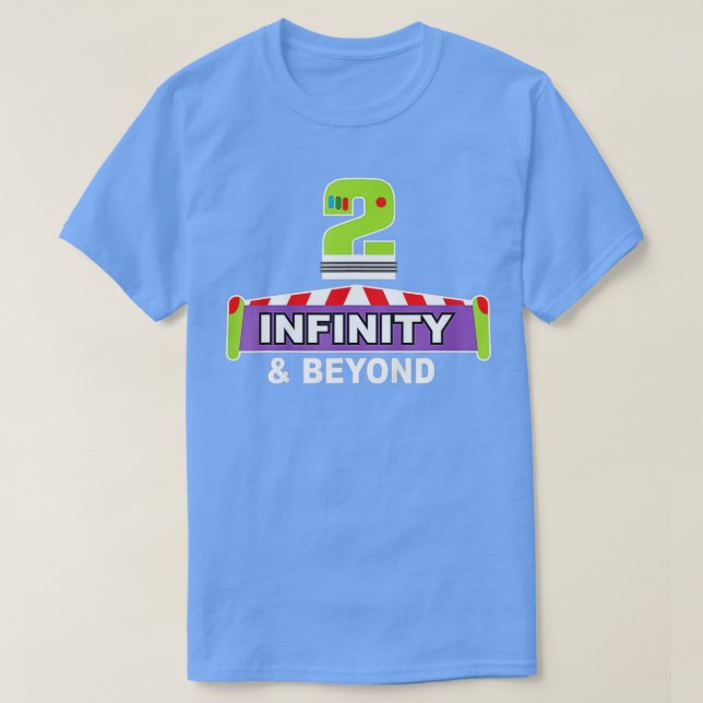 T-shirt enfants 2ème anniversaire tee infinity au-delà de  (Design devant)