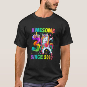 T-shirt Enfants 3 ans 3ème anniversaire Unicorn Dabbing Gi