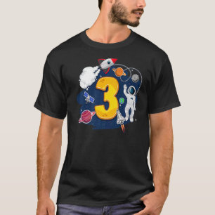 T-shirt Enfants 3 ans astronaute espace extra-atmosphériqu