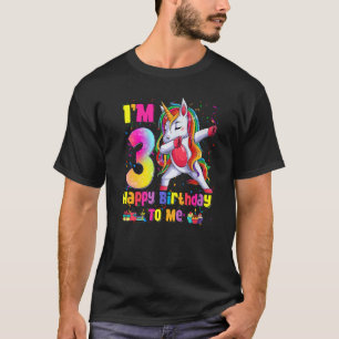 T-shirt Enfants 3 ans Filles Ados Unicorn 3e anniversaire