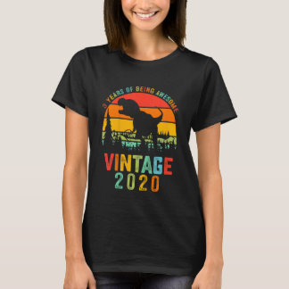 T-shirt Enfants 3 ans Garçon Dinosaur 3e anniversaire Awes