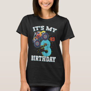 T-shirt Enfants 3 ans Garçon fille C'est mon 3e anniversai