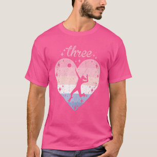 T-shirt Enfants 3 ans mignonne volleyball Anniversaire fil
