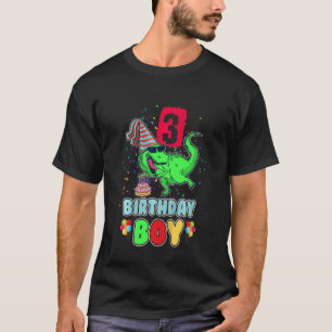 T-shirt Enfants 3 ans Rawr Je suis 3e anniversaire garçon