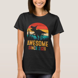 T-shirt Enfants 3e anniversaire Dinosaur 3 ans Garçon Awes