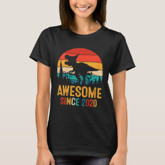 T-shirt Enfants 3e anniversaire Dinosaur 3 ans Garçon Awes