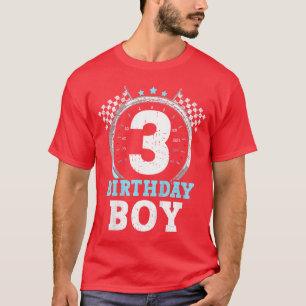 T-shirt Enfants 3e anniversaire garçon 3 troisième course