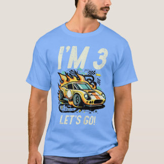 T-shirt Enfants 3e anniversaire J'ai 3 ans Allons-y Course