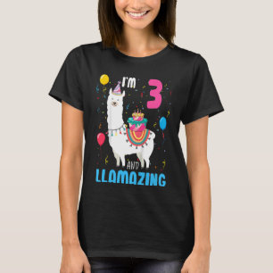 T-shirt Enfants 3e Anniversaire J'Ai 3 Ans Et Je Lézare L