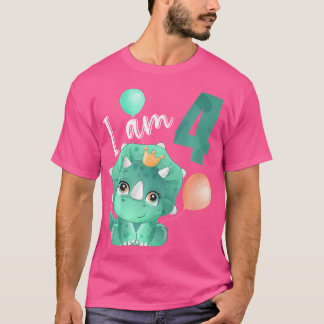 T-shirt Enfants 4 ans 4 Anniversaire tenue garçon fille Di