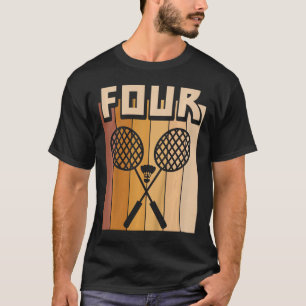 T-shirt Enfants 4 ans Dminton Anniversaire Garçon 4 Annive