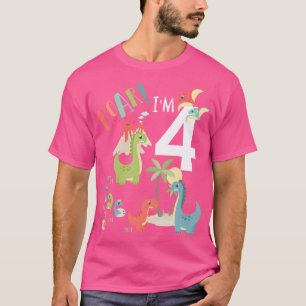 T-shirt Enfants 4 Ans Rar I M 4 4E Anniversaire Garçon T R