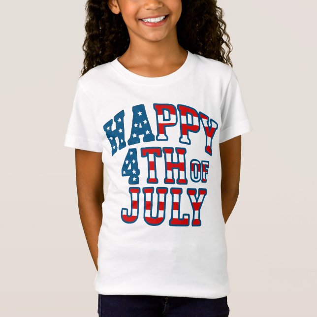 T-Shirt Enfants 4 juillet (Devant)