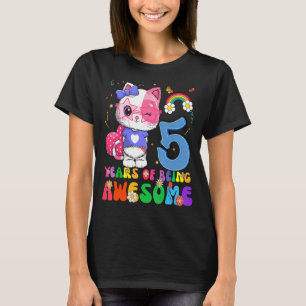 T-shirt Enfants 5 ans Ados 5 ans Anniversaire Fille C incr