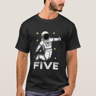 T-shirt Enfants 5 ans Anniversaire Un astronaute Jeu Cadea