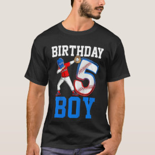 T-shirt Enfants 5 ans Baseball Thème 5ème anniversaire Par
