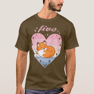 T-shirt Enfants 5 ans mignonne pour anniversaire fille 5e 