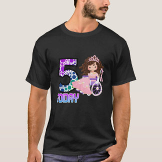 T-shirt Enfants 5 Aujourd'Hui Anniversaire 5E Mignonne Pri