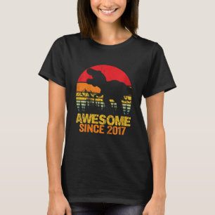 T-shirt Enfants 5Anniversaire Dinosaur Trex 5 Anniversaire